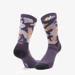 Quechua Chaussettes Randonnée - Hike 500 High Trendy Purple & Kamo X2 Paires -Quechua chaussettes randonnee hike 500 high trendy purple and kamo x2 paires 3