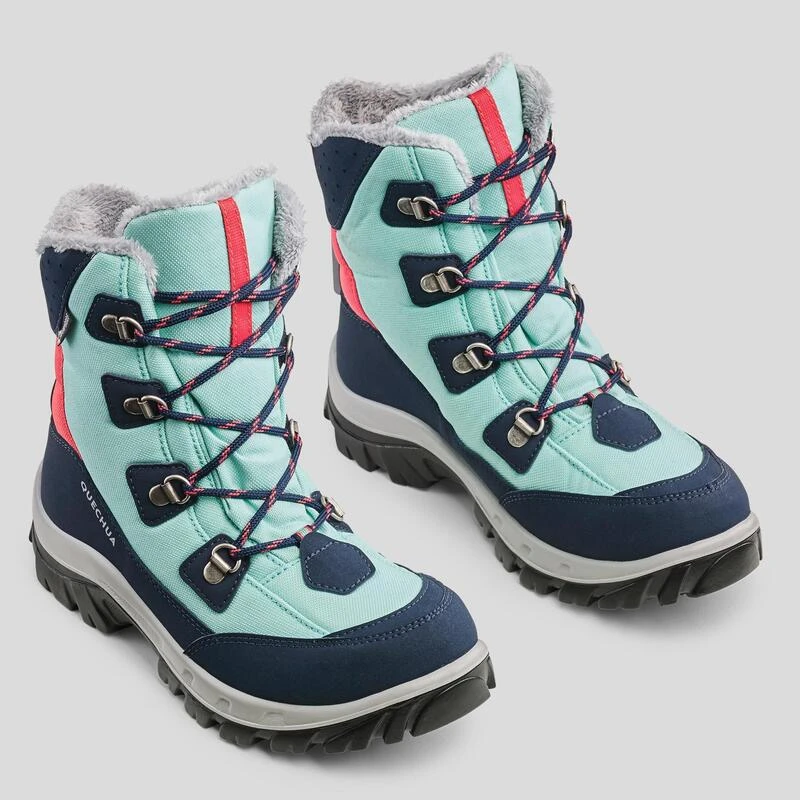 Quechua CHAUSSURES CHAUDES IMPERMÉABLES DE RANDONNÉE -SH500 WARM HIGH LACET-ENFANT 30-38 2 Quechua CHAUSSURES CHAUDES IMPERMÉABLES DE RANDONNÉE -SH500 WARM HIGH LACET-ENFANT 30-38 – Image 2