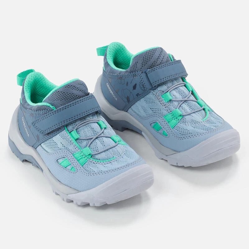 Quechua Chaussures De Randonnée Enfant à Scratch Crossrock Bleue Du 24 AU 34 4 Quechua Chaussures De Randonnée Enfant à Scratch Crossrock Bleue Du 24 AU 34 – Image 4