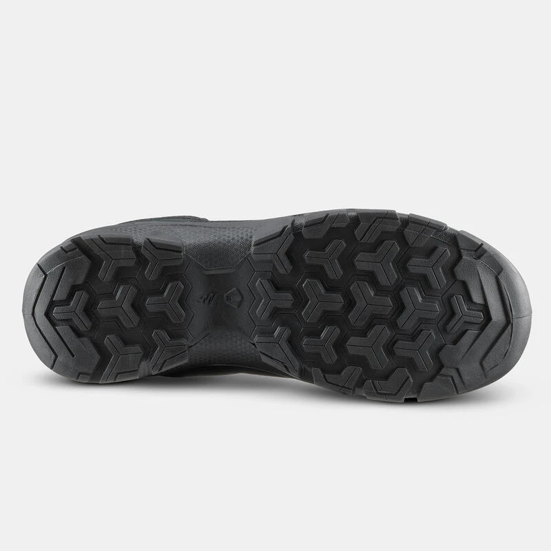 Quechua Chaussures De Randonnée Enfant Avec Lacets MH100 MID Grise Foncée Du 35 AU 38 3 Quechua Chaussures De Randonnée Enfant Avec Lacets MH100 MID Grise Foncée Du 35 AU 38 – Image 3