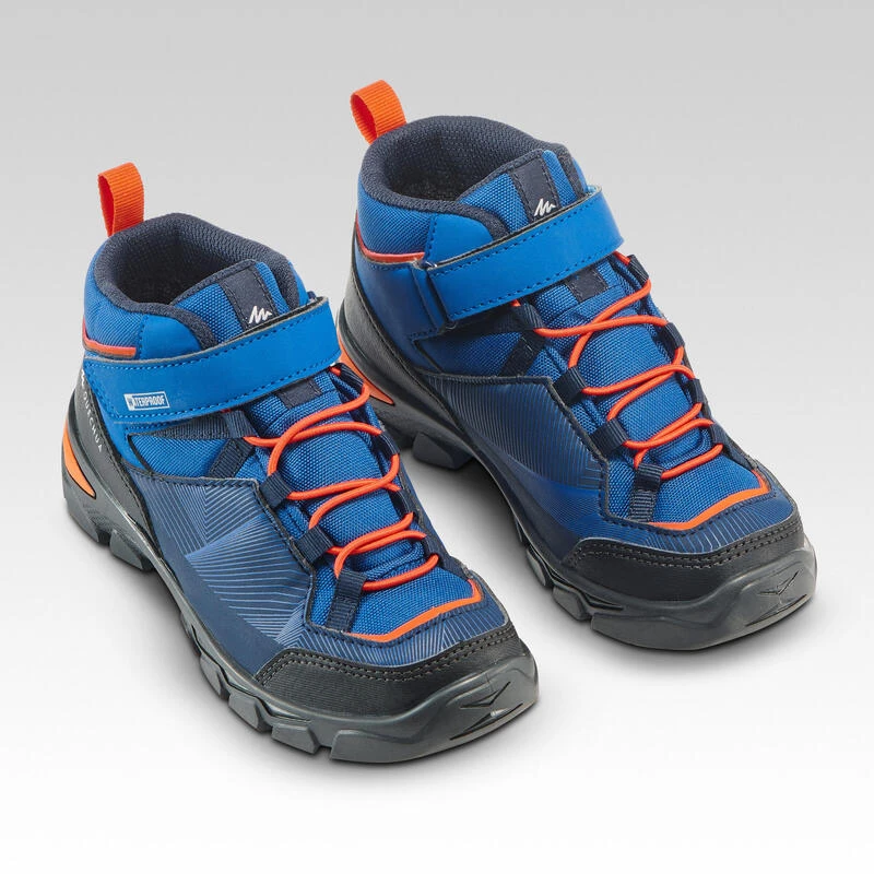 Quechua Chaussures Imperméables De Randonnée -MH120 MID Bleues- Enfant 28 AU 34 Scratch 3 Quechua Chaussures Imperméables De Randonnée -MH120 MID Bleues- Enfant 28 AU 34 Scratch – Image 3