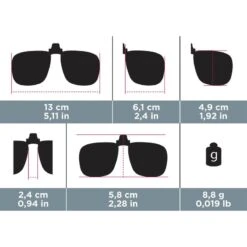 Quechua Clip Adaptable Sur Lunettes De Vue - MH OTG 120 Large - Polarisant Catégorie 3 -Quechua clip adaptable sur lunettes de vue mh otg 120 large polarisant categorie 3 8