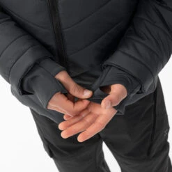 Quechua DOUDOUNE DE RANDONNÉE - HYBRIDE NOIRE - ENFANT 7-15 ANS -Quechua doudoune de randonnee hybride noire enfant 7 15 ans 5