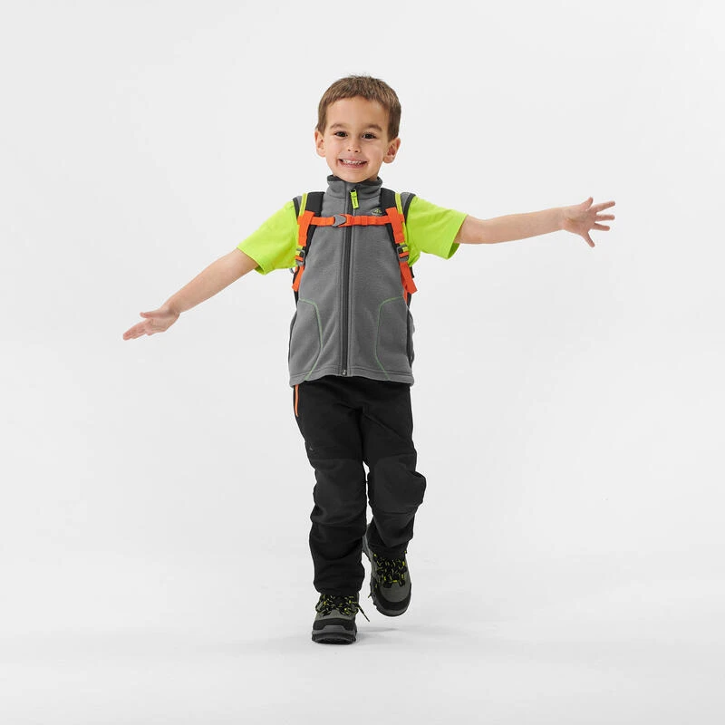 Quechua Gilet Polaire Sans Manche De Randonnée - MH150 Gris - Enfant 2 - 6 Ans 3 Quechua Gilet Polaire Sans Manche De Randonnée - MH150 Gris - Enfant 2 - 6 Ans – Image 3