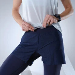 Quechua Legging Short Ultra Léger - Randonnée Rapide - FH900 Bleu - Femme 9 Quechua Legging Short Ultra Léger - Randonnée Rapide - FH900 Bleu - Femme -Quechua legging short ultra leger randonnee rapide fh900 bleu femme 3