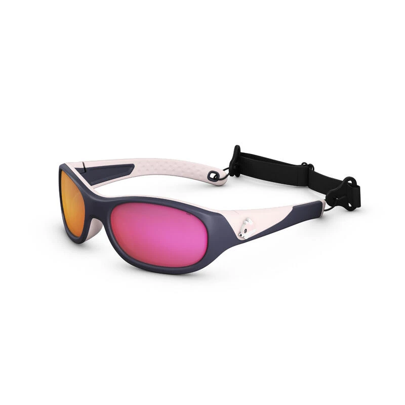 Quechua Lunettes De Soleil Randonnée - MH K500 - Enfant 4-6 Ans - Catégorie 4 Rose Bleu 2 Quechua Lunettes De Soleil Randonnée - MH K500 - Enfant 4-6 Ans - Catégorie 4 Rose Bleu – Image 2
