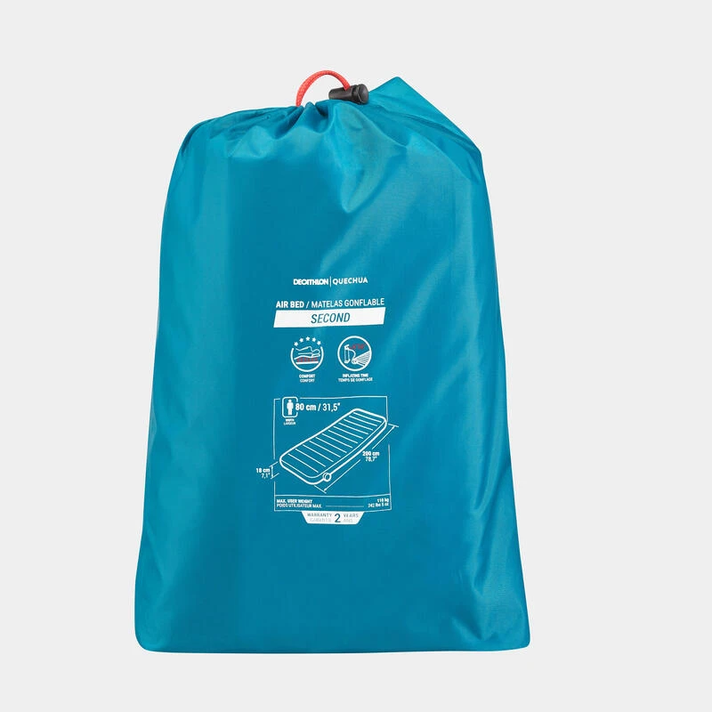 Quechua MATELAS GONFLABLE DE CAMPING - AIR SECONDS 80 CM - 1 PERSONNE 3 Quechua MATELAS GONFLABLE DE CAMPING - AIR SECONDS 80 CM - 1 PERSONNE – Image 3