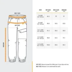 Quechua PANTALON CHAUD DÉPERLANT DE RANDONNÉE - SH100 - ENFANT 7 - 15 ANS -Quechua pantalon chaud deperlant de randonnee sh100 enfant 7 15 ans 2