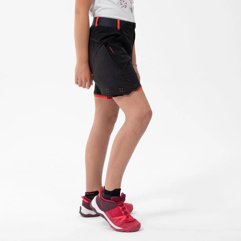 Quechua Pantalon De Randonnée Modulable Enfant MH500 ONEZIP Noir 7-15 Ans 4 Quechua Pantalon De Randonnée Modulable Enfant MH500 ONEZIP Noir 7-15 Ans – Image 4