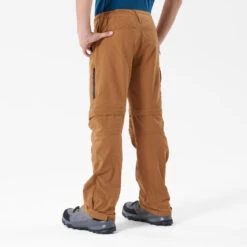 Quechua Pantalon De Randonnée Modulable Enfant MH550 Marron Foncé 7-15 Ans 13 Quechua Pantalon De Randonnée Modulable Enfant MH550 Marron Foncé 7-15 Ans -Quechua pantalon de randonnee modulable enfant mh550 marron fonce 7 15 ans 4