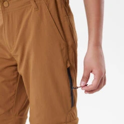 Quechua Pantalon De Randonnée Modulable Enfant MH550 Marron Foncé 7-15 Ans 16 Quechua Pantalon De Randonnée Modulable Enfant MH550 Marron Foncé 7-15 Ans -Quechua pantalon de randonnee modulable enfant mh550 marron fonce 7 15 ans 7