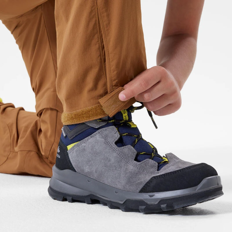 Quechua Pantalon De Randonnée Modulable Enfant MH550 Marron Foncé 7-15 Ans 9 Quechua Pantalon De Randonnée Modulable Enfant MH550 Marron Foncé 7-15 Ans – Image 9