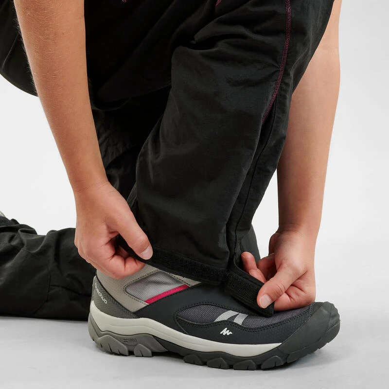 Quechua Pantalon De Randonnée Modulable - MH500 Noir Enfant 7-15 Ans 8 Quechua Pantalon De Randonnée Modulable - MH500 Noir Enfant 7-15 Ans – Image 8