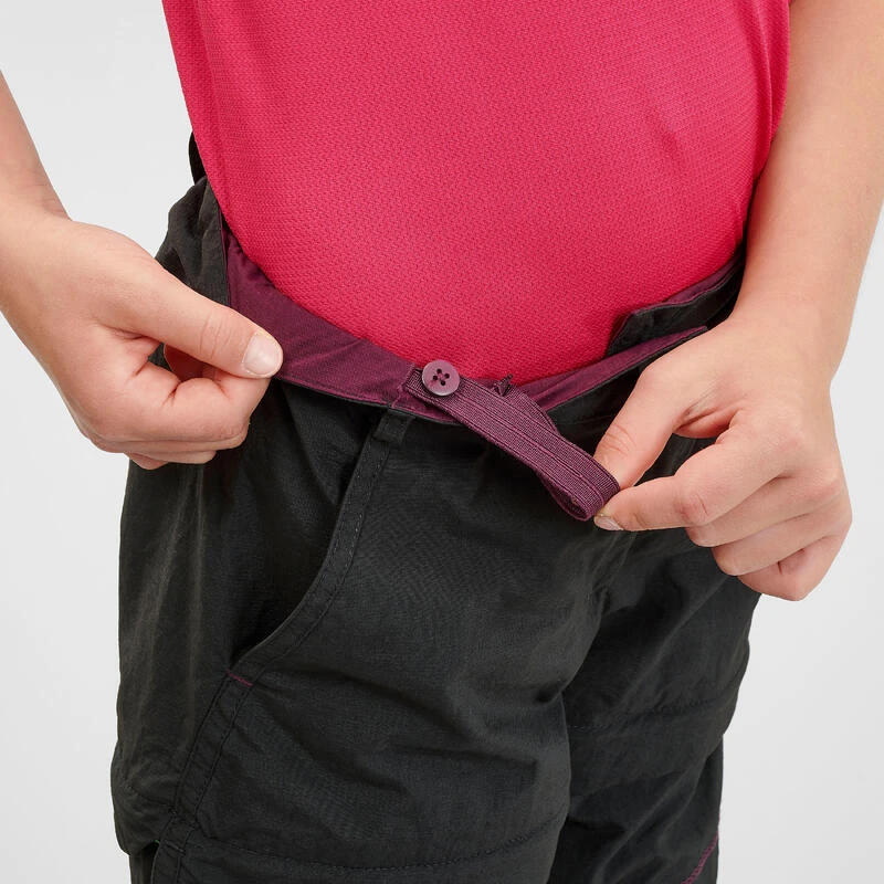 Quechua Pantalon De Randonnée Modulable - MH500 Noir Enfant 7-15 Ans 10 Quechua Pantalon De Randonnée Modulable - MH500 Noir Enfant 7-15 Ans – Image 10