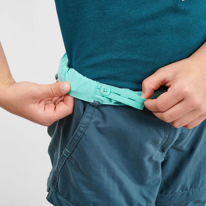 Quechua Pantalon De Randonnée Modulable - MH500 Turquoise - Enfant 7-15 Ans 9 Quechua Pantalon De Randonnée Modulable - MH500 Turquoise - Enfant 7-15 Ans – Image 9