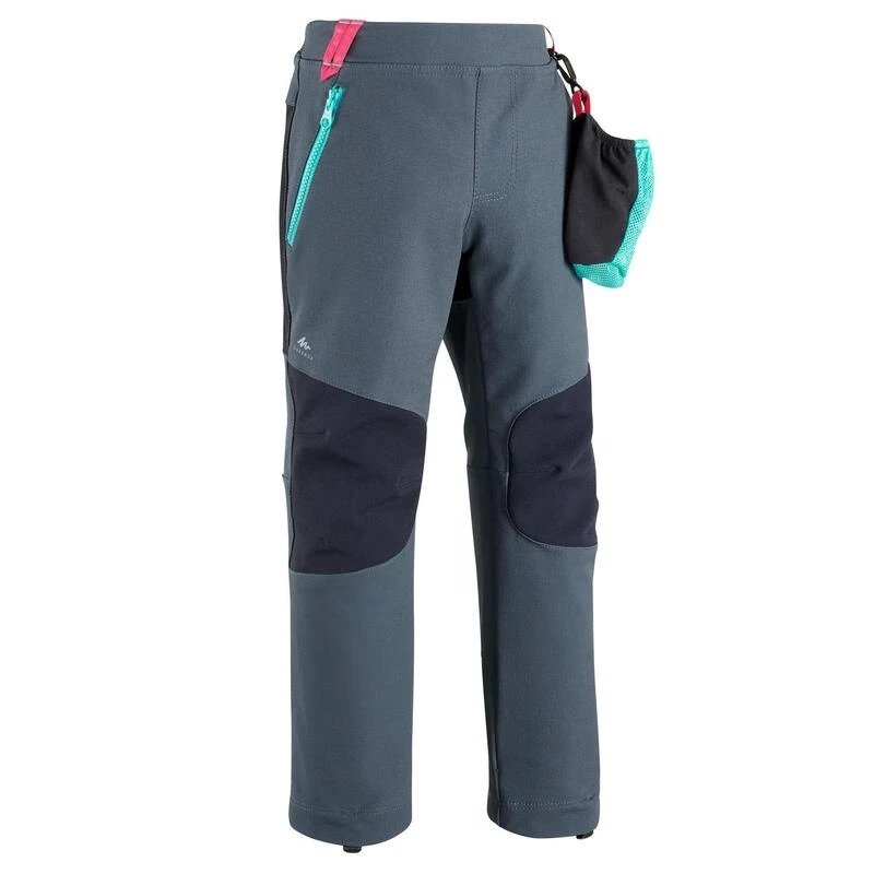 Quechua Pantalon Softshell De Randonnée - MH550 Gris - Enfant 2 - 6 Ans 2 Quechua Pantalon Softshell De Randonnée - MH550 Gris - Enfant 2 - 6 Ans – Image 2
