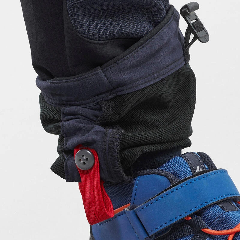 Quechua Pantalon Softshell De Randonnée - MH550 Noir - Enfant 2-6 Ans 9 Quechua Pantalon Softshell De Randonnée - MH550 Noir - Enfant 2-6 Ans – Image 9