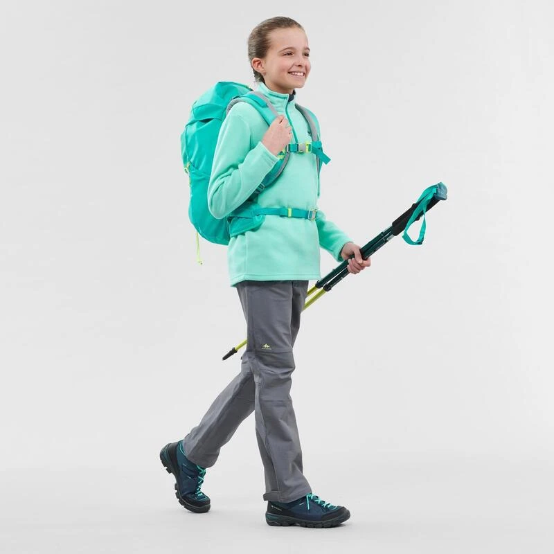 Quechua Polaire De Randonnée - MH100 Turquoise - Enfant 7-15 Ans 3 Quechua Polaire De Randonnée - MH100 Turquoise - Enfant 7-15 Ans – Image 3
