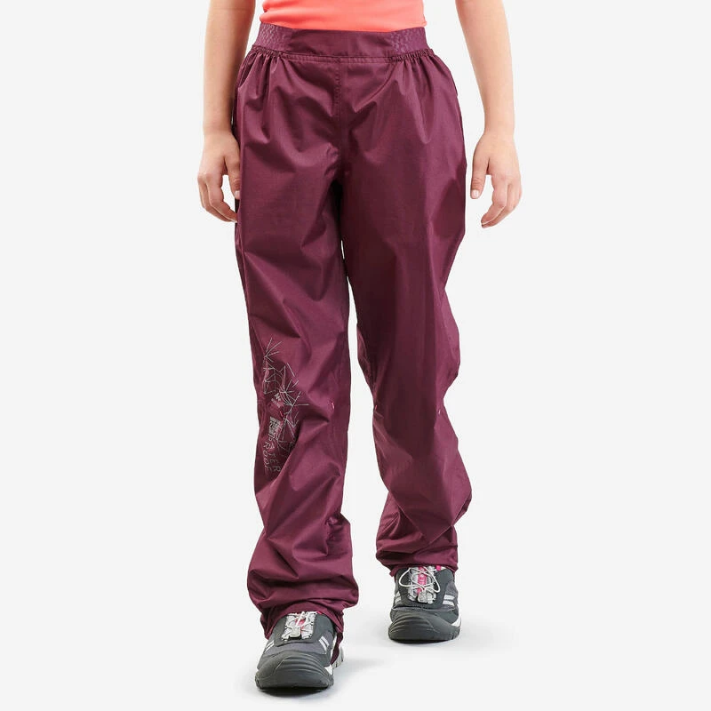 Quechua Surpantalon De Randonnée - MH500 Violet - Enfant 7-15 Ans 1 Quechua Surpantalon De Randonnée - MH500 Violet - Enfant 7-15 Ans