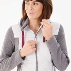 Quechua Sweat à Capuche De Randonnée - NH100 Hybrid - Femme -Quechua sweat a capuche de randonnee nh100 hybrid femme 2