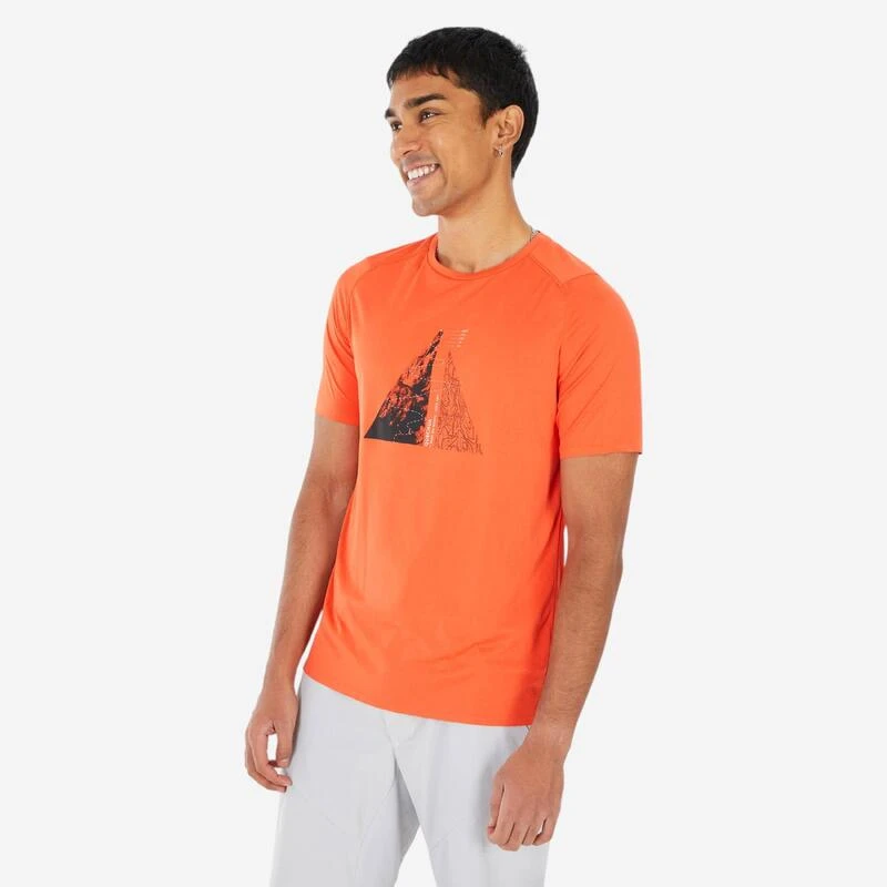 Quechua T-shirt De Randonnée Manches Courtes - MH500 - Homme 2 Quechua T-shirt De Randonnée Manches Courtes - MH500 - Homme – Image 2