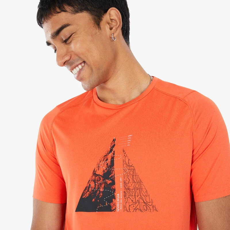 Quechua T-shirt De Randonnée Manches Courtes - MH500 - Homme 5 Quechua T-shirt De Randonnée Manches Courtes - MH500 - Homme – Image 5