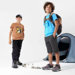 Quechua T-Shirt De Randonnée - MH100 Marron - Enfant 7-15 Ans 11 Quechua T-Shirt De Randonnée - MH100 Marron - Enfant 7-15 Ans -Quechua t shirt de randonnee mh100 marron enfant 7 15 ans 5