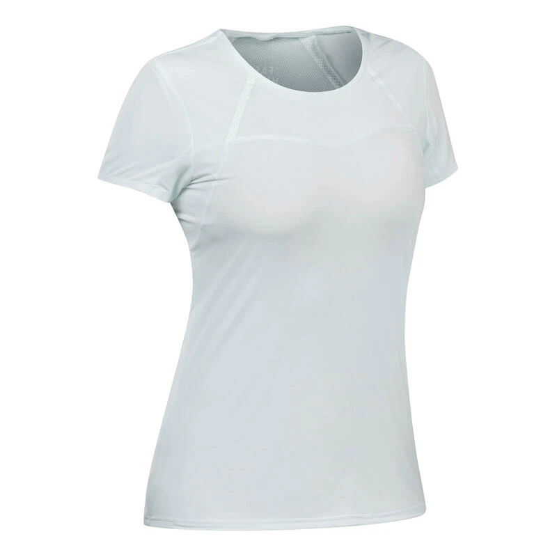 Quechua Tee Shirt Ultra Léger De Randonnée Rapide FH 500 Femme Gris. 1 Quechua Tee Shirt Ultra Léger De Randonnée Rapide FH 500 Femme Gris.