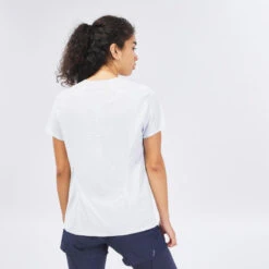Quechua Tee Shirt Ultra Léger De Randonnée Rapide FH 500 Femme Ice. -Quechua tee shirt ultra leger de randonnee rapide fh 500 femme ice 2