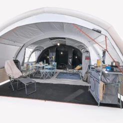 Quechua Tente Gonflable De Camping - Air Seconds 6.3 XXL F&B - 6 Personnes - 3 Chambres -Quechua tente gonflable de camping air seconds 63 xxl f and b 6 personnes 3 chambres 3