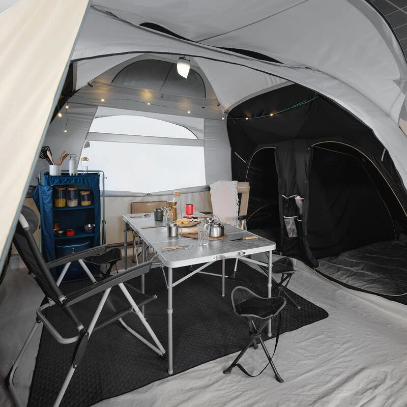 Quechua Tente Gonflable De Camping - Air Seconds 8.4 F&B - 8 Places - 4 Chambres 4 Quechua Tente Gonflable De Camping - Air Seconds 8.4 F&B - 8 Places - 4 Chambres â Image 4