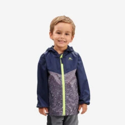 Quechua Veste Imperméable De Randonnée Enfant - MH100 Zip - 2-6 Ans