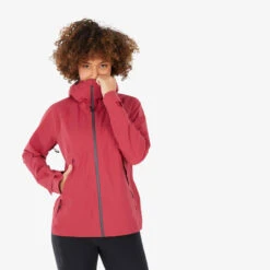 Quechua Veste Imperméable De Randonnée Montagne - MH500 - Femme - Framboise 13 Quechua Veste Imperméable De Randonnée Montagne - MH500 - Femme - Framboise -Quechua veste impermeable de randonnee montagne mh500 femme framboise 3