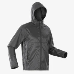 Quechua VESTE RAINCUT FULLZIP NOIRE H